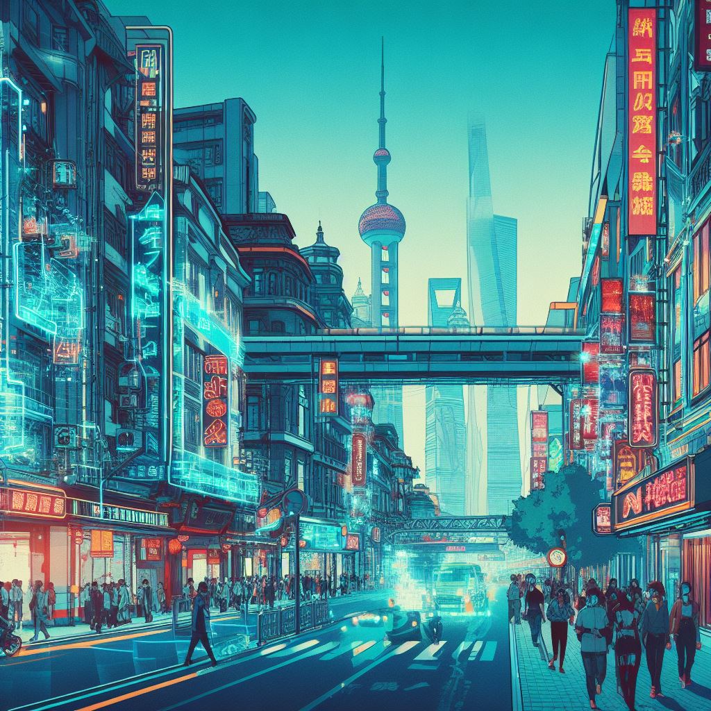 street-of-shanghai-world-futurisc-like-a-manga-with-digital-art-and-poeple